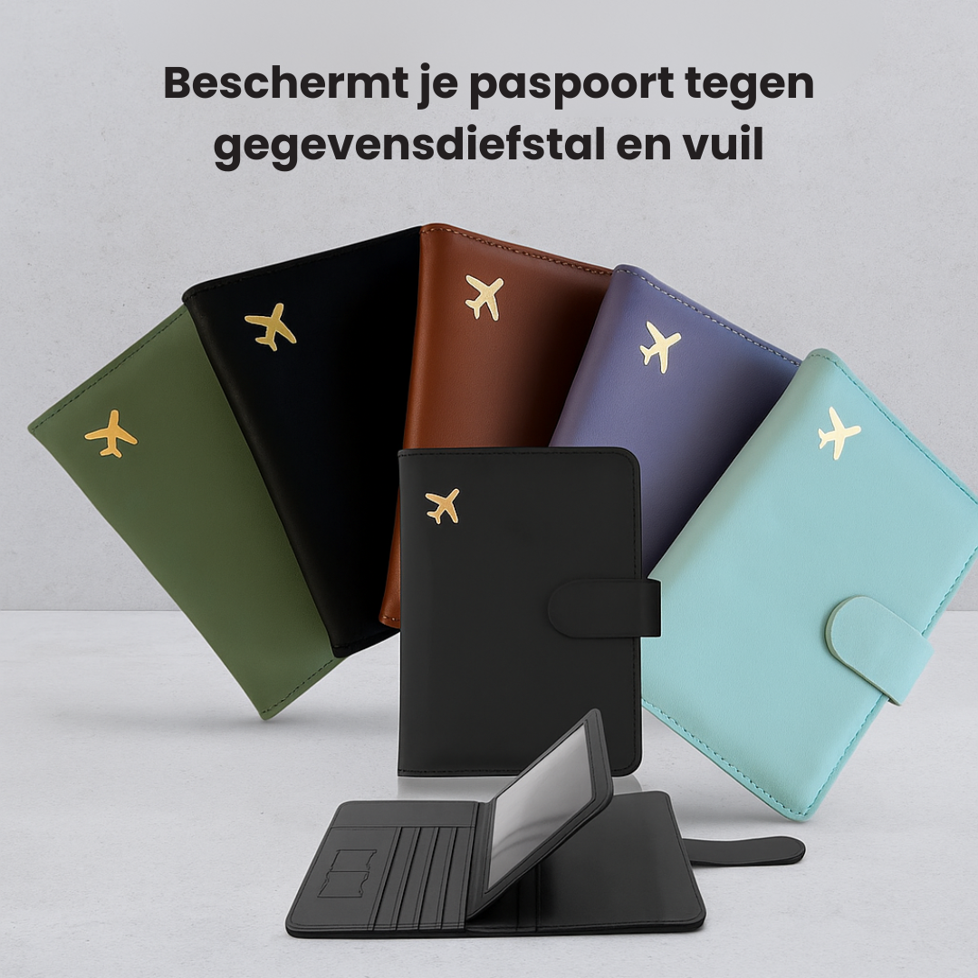 Paspoort Reisportemonnee | 1+1 Gratis